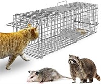 Kocaso Live Animal Trap Cage, Foldable Heavy Duty