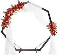 7.3ft Wooden Wedding Arch Stand Square Wood Arch