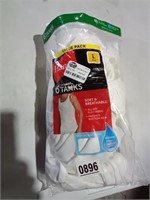 Hanes Value Pack Tanks Size Large ** Some Have