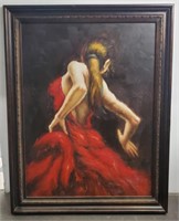 Rosdorf Park Canvas Painting "Flaminco Dancer"
