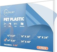 5 Pack Of 24" X 36" Pet Sheet/plexiglass Panels