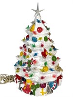 Vintage White Ceramic Christmas Tree