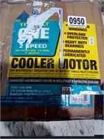 Cooler Motor For Single Inlet Evaporative Coolers