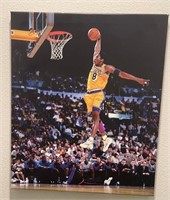 Kobe Bryant Canvas Art Lakers Basketball 24x 36