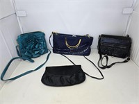 Vintage handbag & purse lot of four