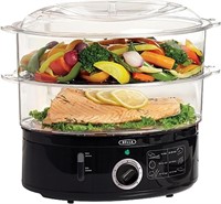 Bella Two Tier Food Steamer With Dishwasher Safe
