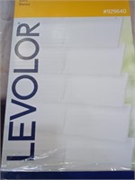 Levolor White Blinds 35x 64 In.