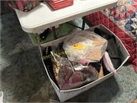 Box of Hand Bags, Yarn, Craft Items