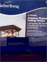 Harbor Breeze Outdoor Flush Mount Ceiling Fixture