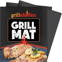 Grillaholics Heavy Duty Grill Mats - Set Of 2 Bbq
