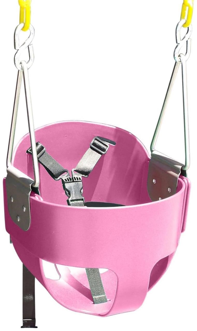 $60 Full Bucket Toddler SwingPlastic Coated Chains