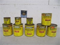 ASSORTED MINWAX WOOD STAINS