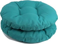 Outdoor/indoor Round Floor Pillow, 2 Pack Of