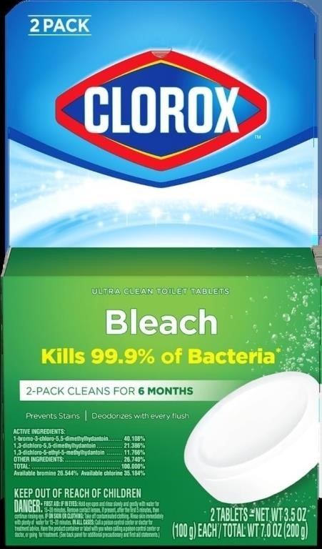 Clorox Automatic Toilet Bowl Cleaner Tablets