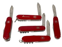 5 Swiss Army / Camping Knives