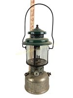 Coleman Lantern with Pyrex Glass Shade, please