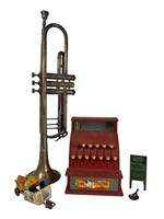 Trumpet, Tom Thumb Register, CI Bank & Tin Toy