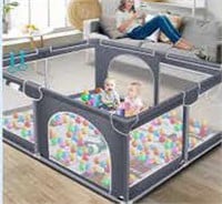 Suposeu Baby Playpen With Mat, Portable Baby Play