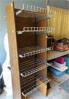 Shelving 72" x 26" x 19"-not very sturdy but works