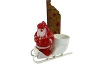Rosbro Rosen Hard Plastic Santa & Sleigh Candy