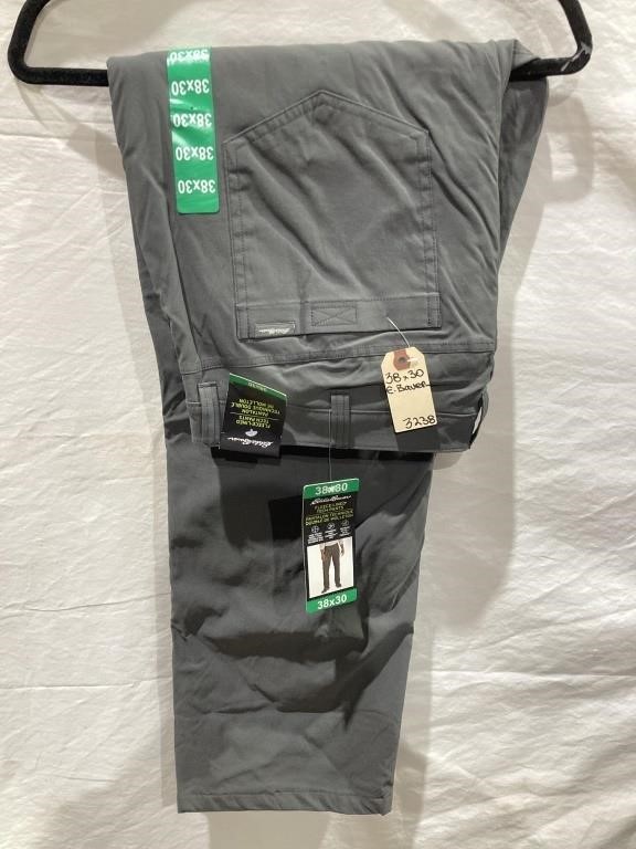 Eddie Bauer Men’s Fleece Lined Tech Pants 38x30