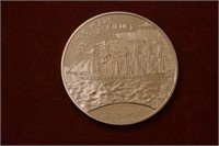 1985 Falkland Islands: 25 pounds .925 Silver