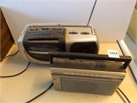 2 vintage radios- Panasonic radio