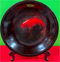 11 - DECOR KOI FISH PLATE (T66)