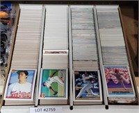 APPROX 2800 ASSORTED TRADING CARDS