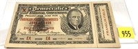 1936 Democratic Convention ticket