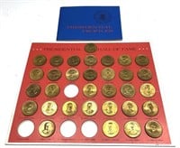 Franklin Mint President bronze coin set