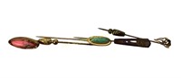 (4) Victorian era stick pins