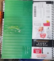 Five Star 1 Subject Wide Ruled Spiral Notebook