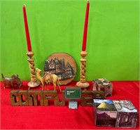 11 - CANDLE HOLDERS, FIGURINES, COLLECTIBLES (R24)
