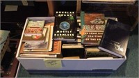 HUGE Box of Mostly Fiction Hard and Soft Books