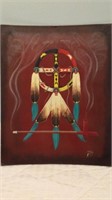 Medicine Wheel Prayer Acrylic by Lakota Artist