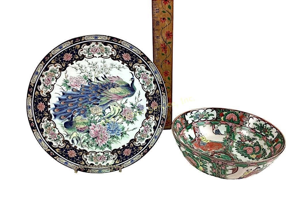 Famille Rose Medallion porcelain bowl.  Toyo