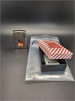 ZIPPO LIGHTER WITH FLAME