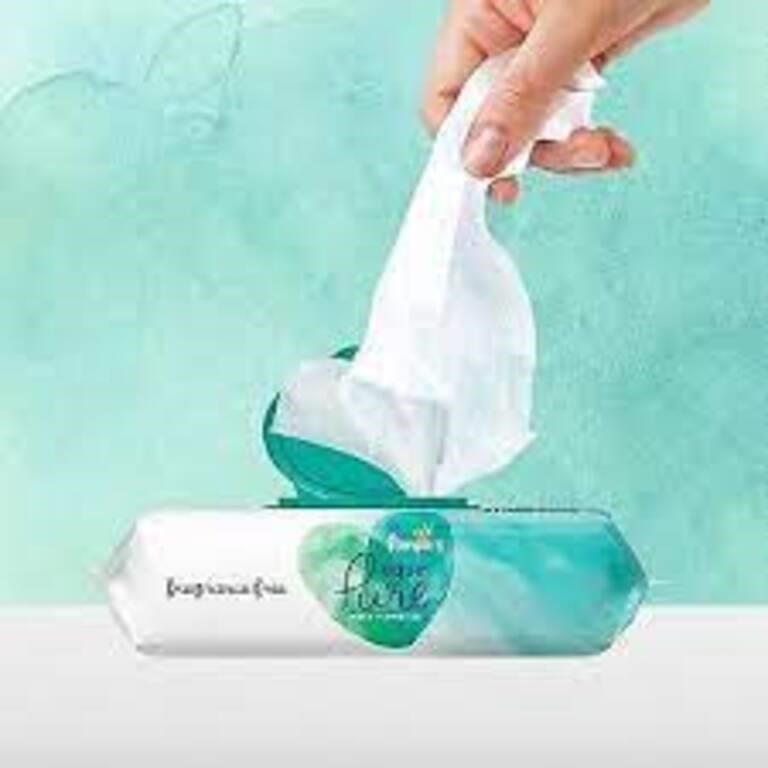 Pampers Aqua Pure Sensitive Baby Wipes Box