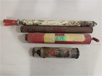 4 VTG OUTDATED FIRE EXTINGUISHERS