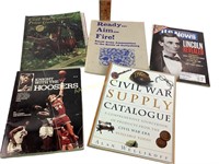 Assorted Civil War and other books including