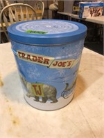 Large Trader Joe’s Christmas tin
