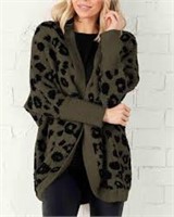 Btfbm Women Fashion Leopard Print Long Sleeve