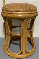 Stool - Vintage Blonde Bamboo Stool