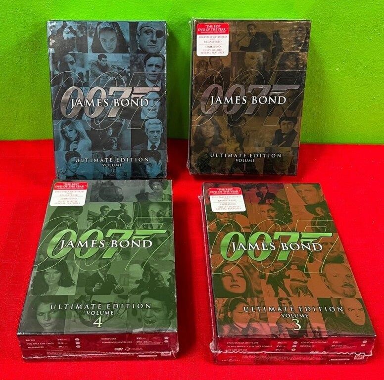 11 - LOT OF 4 007 DVD SETS (R6)