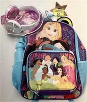 Disney Princess Kids 16" Backpack Set With