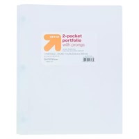 50 Pcs 2 Pocket Plastic Folder With Prongs White &
