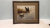 HA Cleveland signed and numbered Geese Print