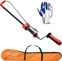 Drainx 6 Foot Toilet Auger | Manual Or Drill