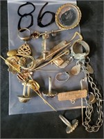 VINTAGE JEWELRY STICK PINS PAN-AMERICAN & MORE